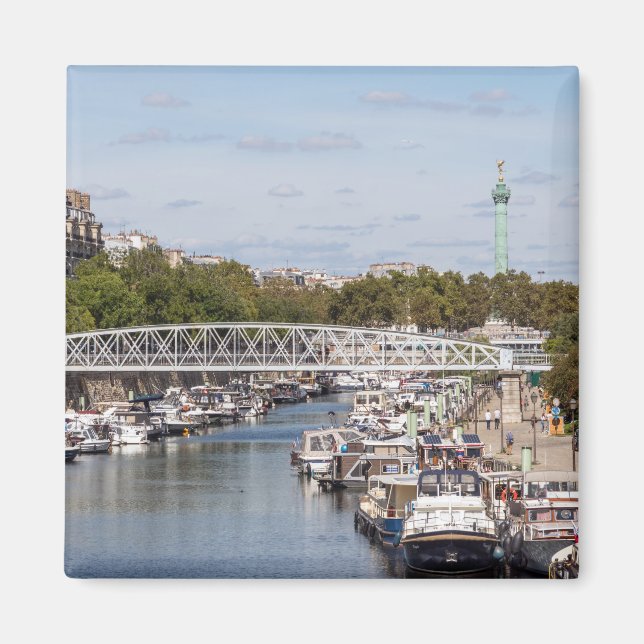 Canal Saint Martin - Paris Magnet (Framsidan)