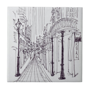 Canal Street New Orleans, Louisiana Kakelplatta