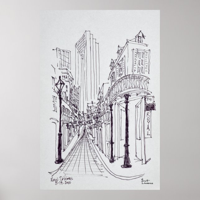 Canal Street | New Orleans, Louisiana Poster (Framsidan)