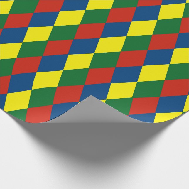 Canalbåt ägarens födelsedag presentpapper (Hörn)