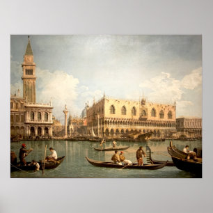 Canaletto-mästerverk - San Marco Venices vy Poster