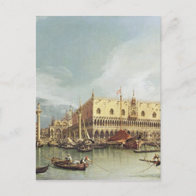 Canaletto - Molo, Venedig Vykort (Framsida)