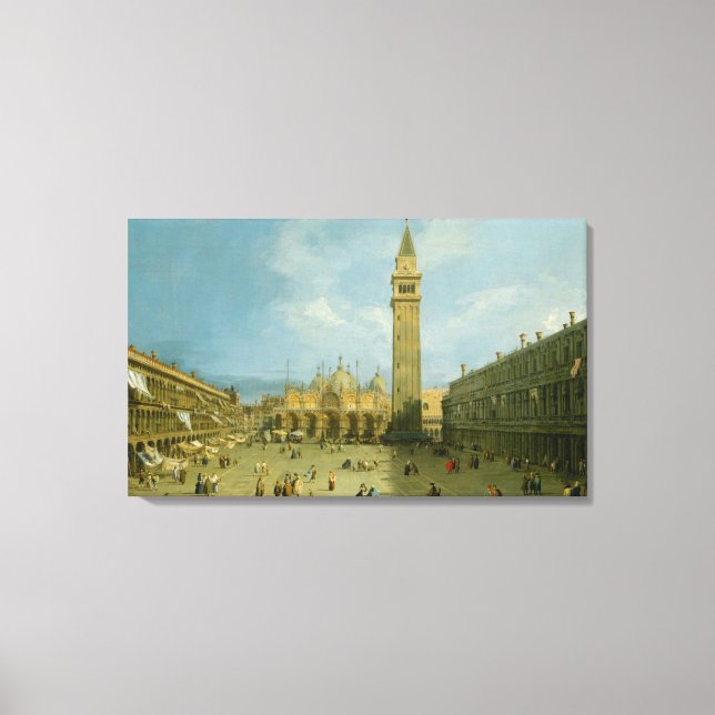 Canaletto | Piazza San Marco Canvastryck (Framsida)