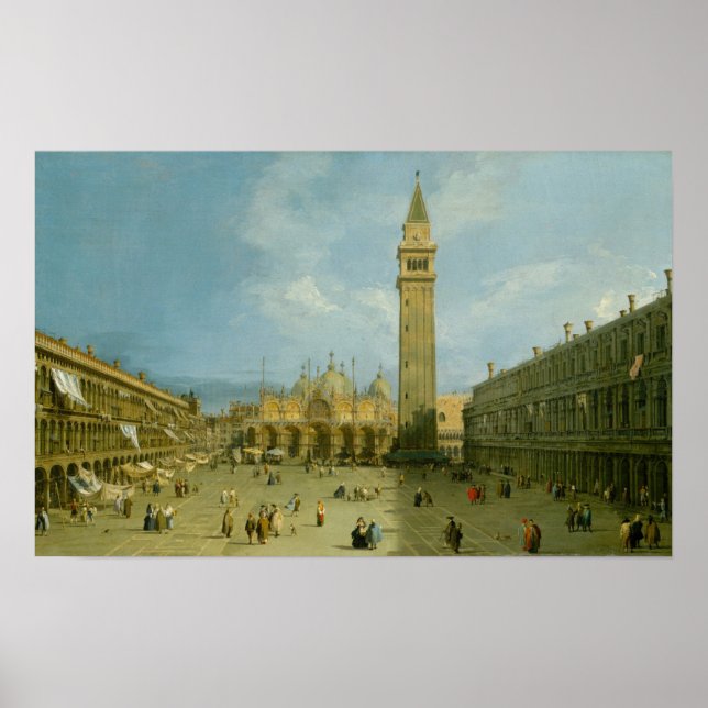 Canaletto | Piazza San Marco Poster (Framsidan)