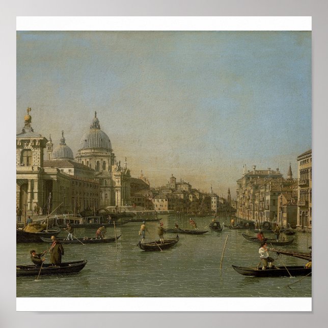 Canaletto-The entrance to Grand Canal Venedig Poster (Framsidan)