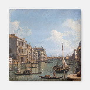 Canaletto Vy över Stora kanalen Magnet