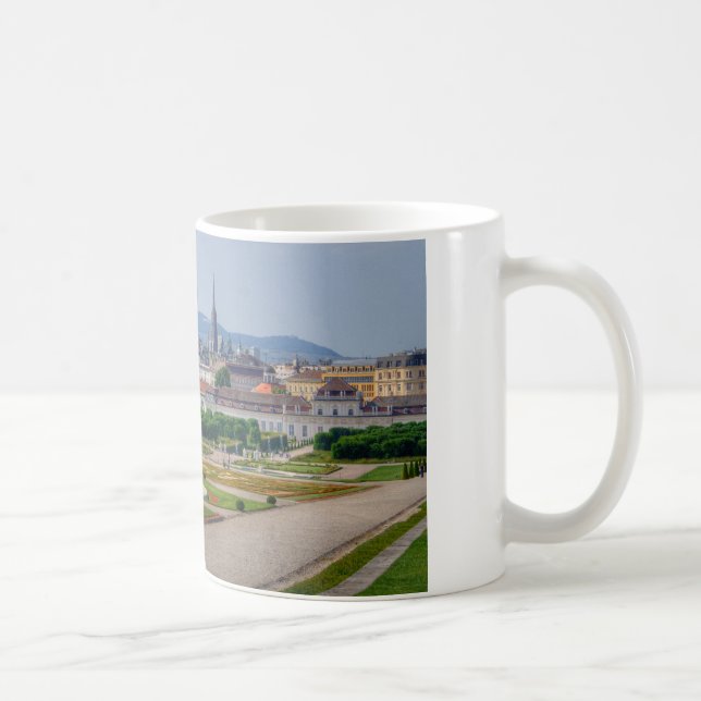 Canalettoblick über Wien, Österreich Kaffemugg (Höger)