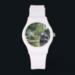 CANALS ARMBANDSUR<br><div class="desc">Kanalbåtar, som i Förenade kungariket kallas smalbåtar, användes ursprungligen för att transportera varor runt land. De används nu främst för fritid och lockar människor från hela världen att njuta av vår landsbygd. Dessa båtar ser mycket söt ut med sina ljusa färgader, traditionellt blåa, röda eller grönt. Blommor och slottsdesigner är...</div>