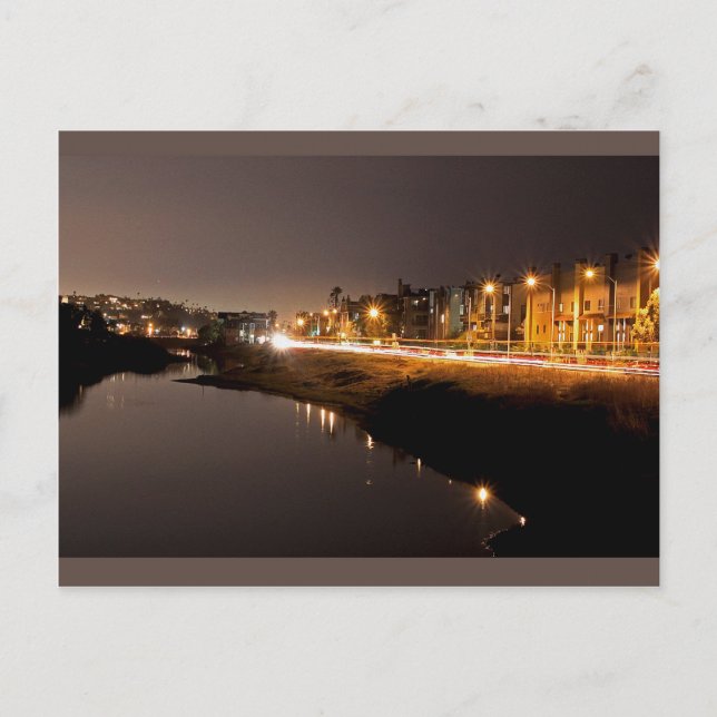 canals marina del rey vykort (Framsida)