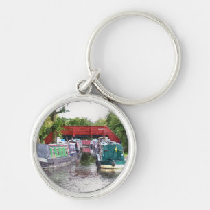 CANALS RUND SILVERFÄRGAD NYCKELRING