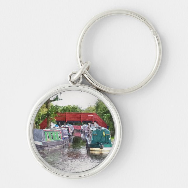 CANALS RUND SILVERFÄRGAD NYCKELRING (Framsidan)
