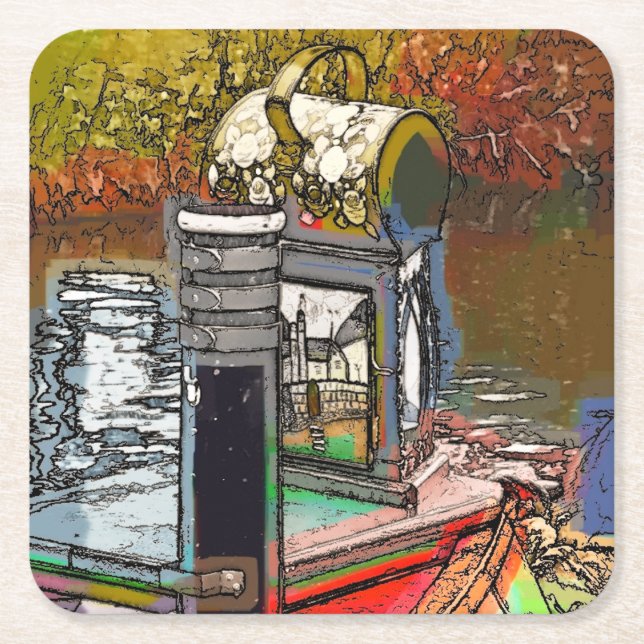 CANALS UNDERLÄGG PAPPER KVADRAT (Framsidan)