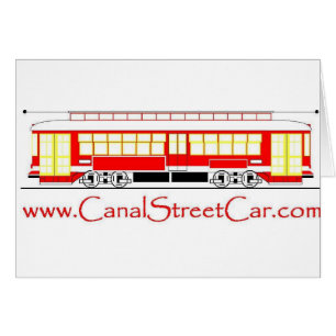 CanalStreetCar (pricka com), logotyp Hälsningskort