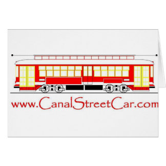 CanalStreetCar (pricka com), logotyp Hälsningskort