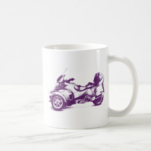 CanAm görade strimmig Spyder RT 2010 Kaffemugg