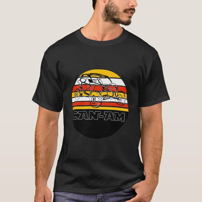 Canam Original Atv Utv Maverick Off Road T Shirt (Framsida)
