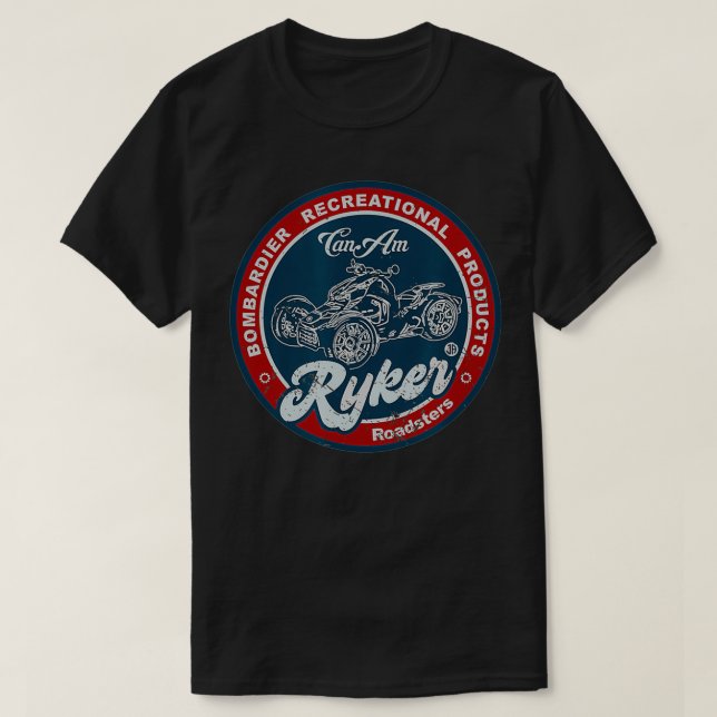 CanAm Ryker Retro  T Shirt (Design framsida)