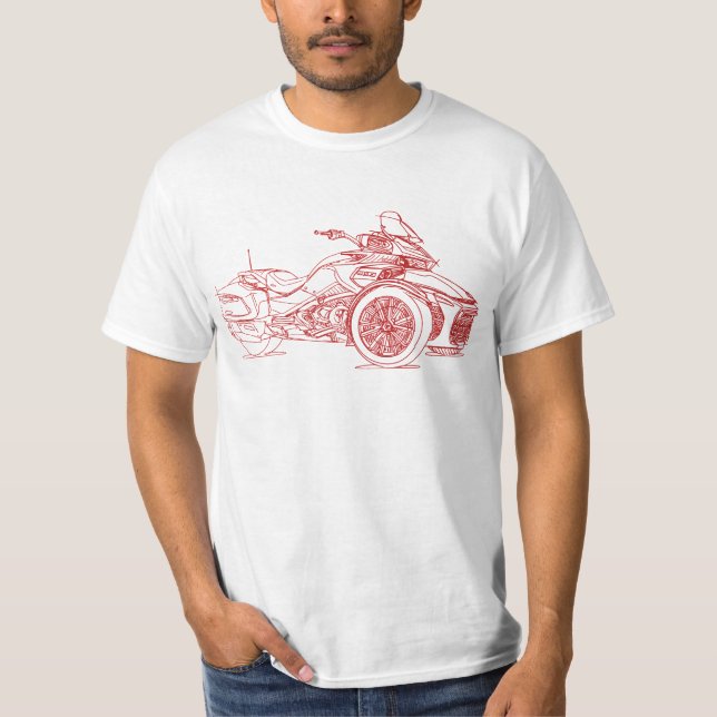 CanAm Spyder F3Limited 2016 T Shirt (Framsida)