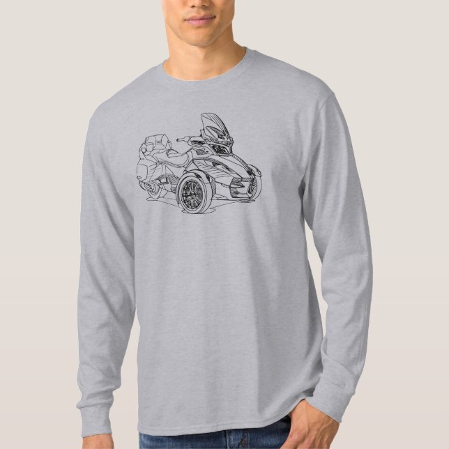 CanAm Spyder RT 2013 Tee (Framsida)