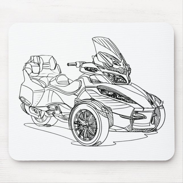 CanAm Spyder RTS 2013 Musmatta (Framsidan)