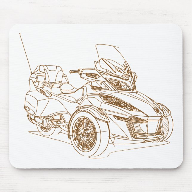 CanAm Spyder RTS 2014 Musmatta (Framsidan)