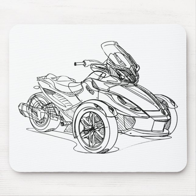 CanAm Spyder ST 2013 Musmatta (Framsidan)