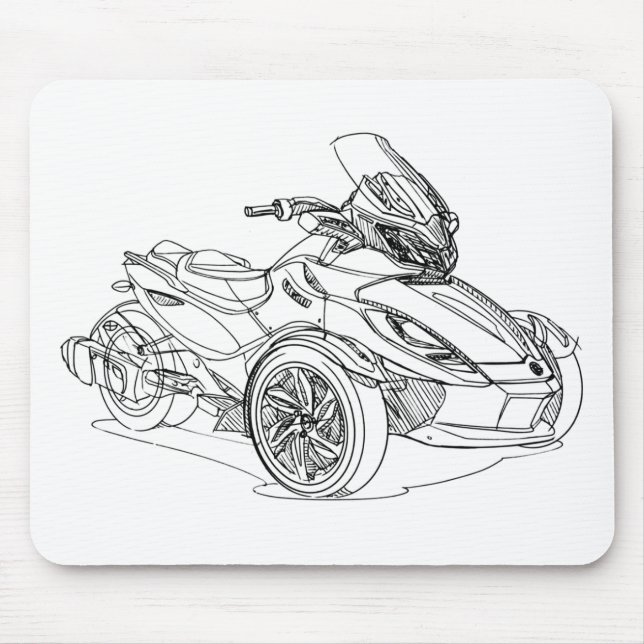 CanAm Spyder STS 2013 Musmatta (Framsidan)