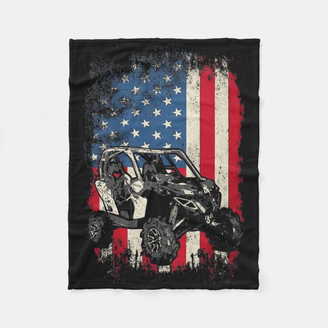Canam Usa  Fleecefilt (Framsidan)