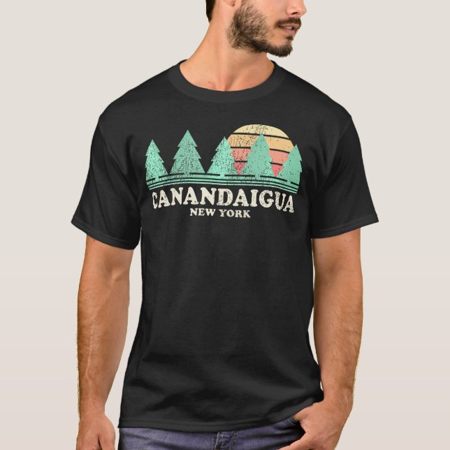 Canandaigua ALL Vintage Throwback Tee Retro 70S (Framsida)