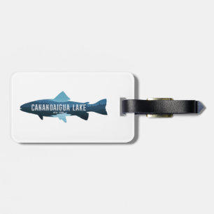 Canandaigua Sjö New York Fish Bagagebricka