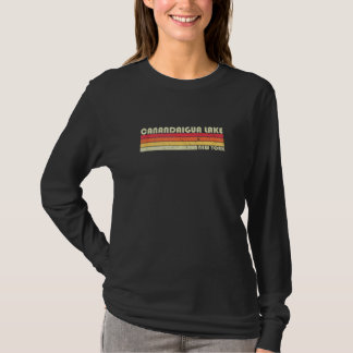 Canandaigua Sjö New York Funny Fishing Camping Su T Shirt