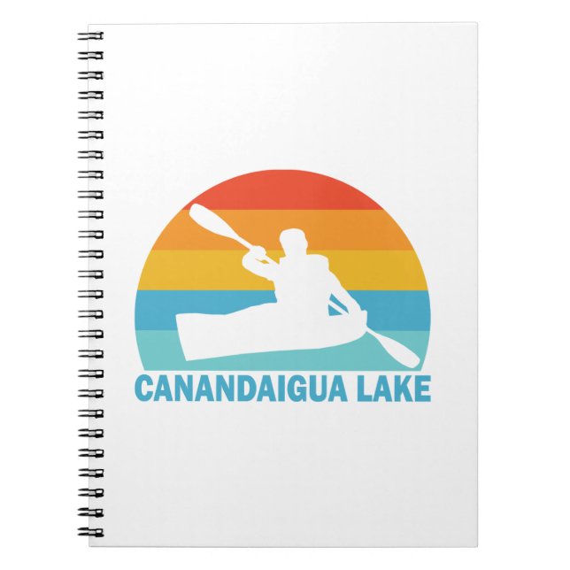 Canandaigua Sjö New York Kayak Anteckningsbok (Framsidan)