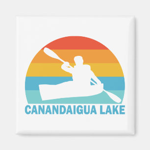 Canandaigua Sjö New York Kayak Magnet