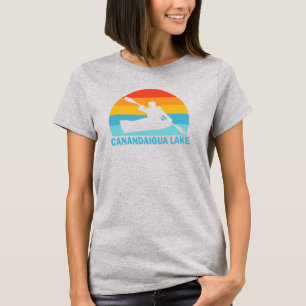 Canandaigua Sjö New York Kayak T Shirt
