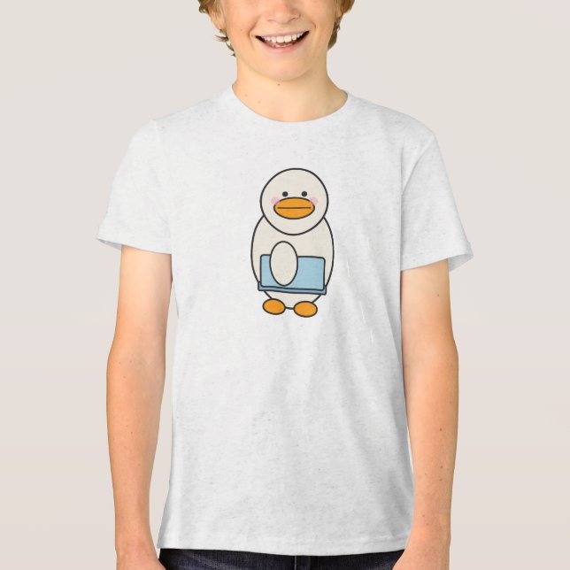 Canard allant au travail, funny work t shirt (Framsida)