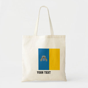 Canarian flagga tygkasse