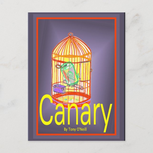 Canary by Tony O'Neill Vykort (Framsida)