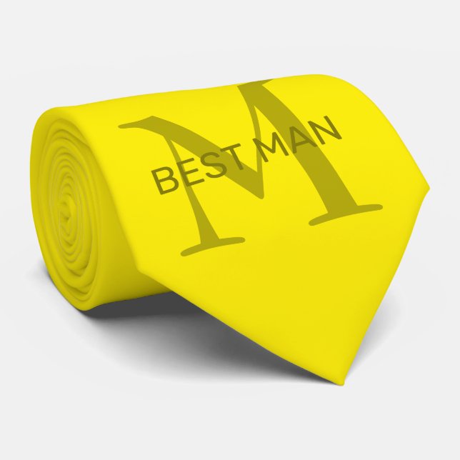 Canary Gult Neck Tie Slips (Rullad)