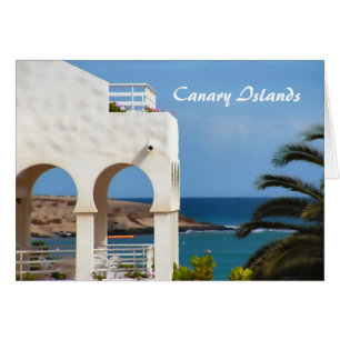 Canary Islands-kortet Hälsningskort