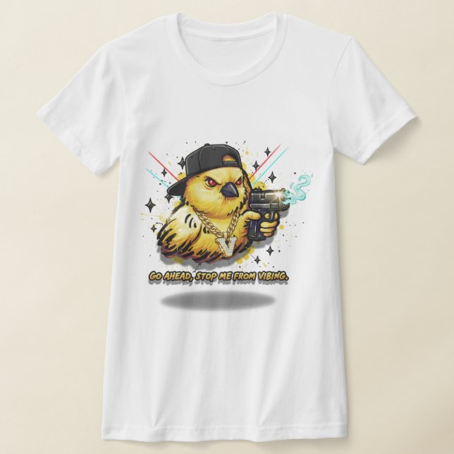 Canary Vibe Check: T-Shirt - Defiant Stilmässig  (Laydown)