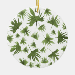 Canary Vine Lövs Julgransprydnad Keramik