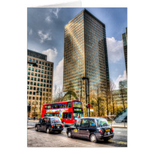 Canary Wharf London Hälsningskort