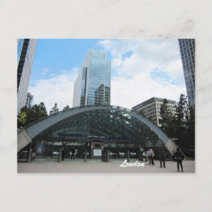 Canary Wharf, London Postcard Vykort