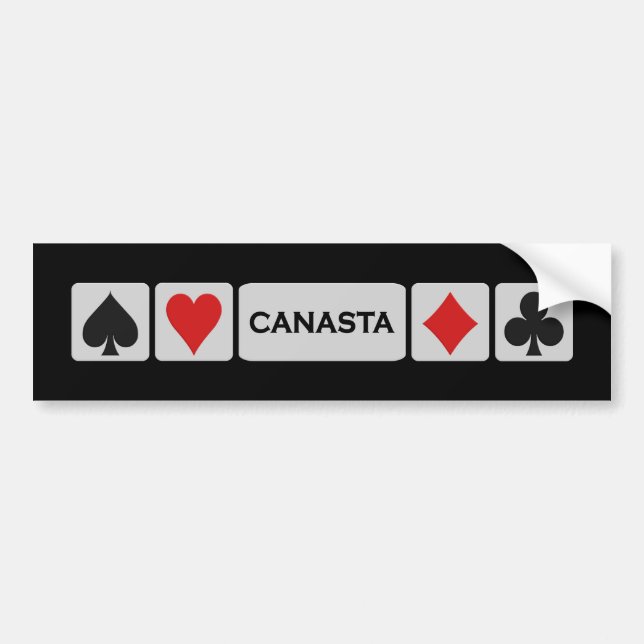 Canasta bildekal (Framsidan)