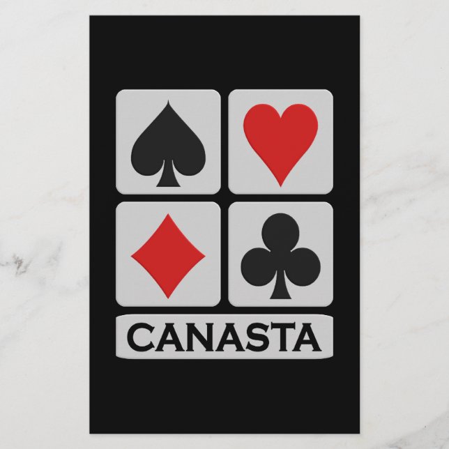 Canasta flyer - anpassa (Framsidan)
