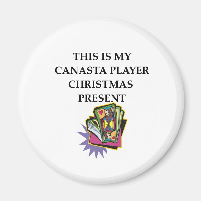 canasta-gåva magnet (Framsidan)