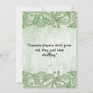 Canasta Greeting Card Julkort