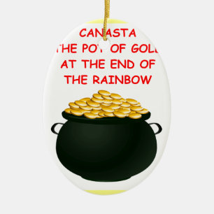 CANASTA JULGRANSPRYDNAD KERAMIK