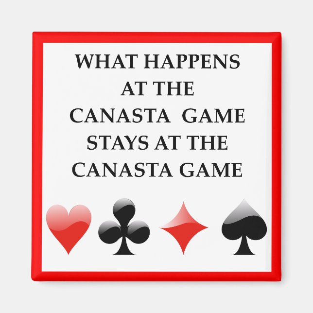 CANASTA MAGNET (Framsidan)
