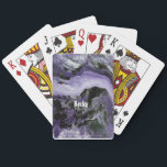 Canasta Personlig Uppspelningskort Casinokort<br><div class="desc">Original Fluid Art av mig gjorde mig till personlig</div>